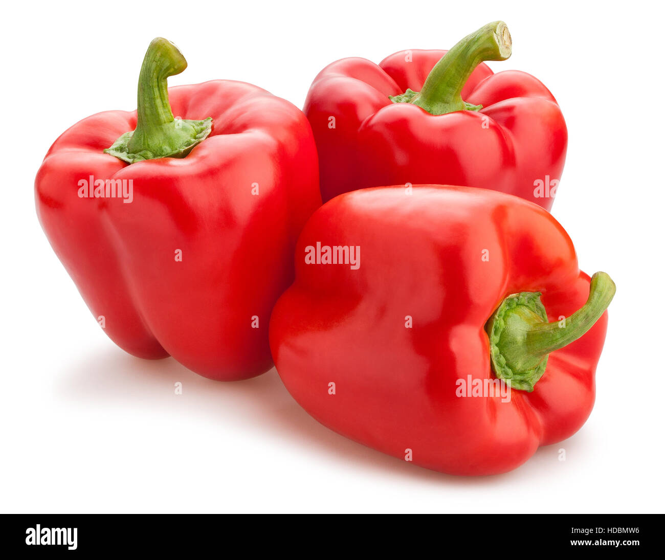 bell pepper isolated Stock Photo