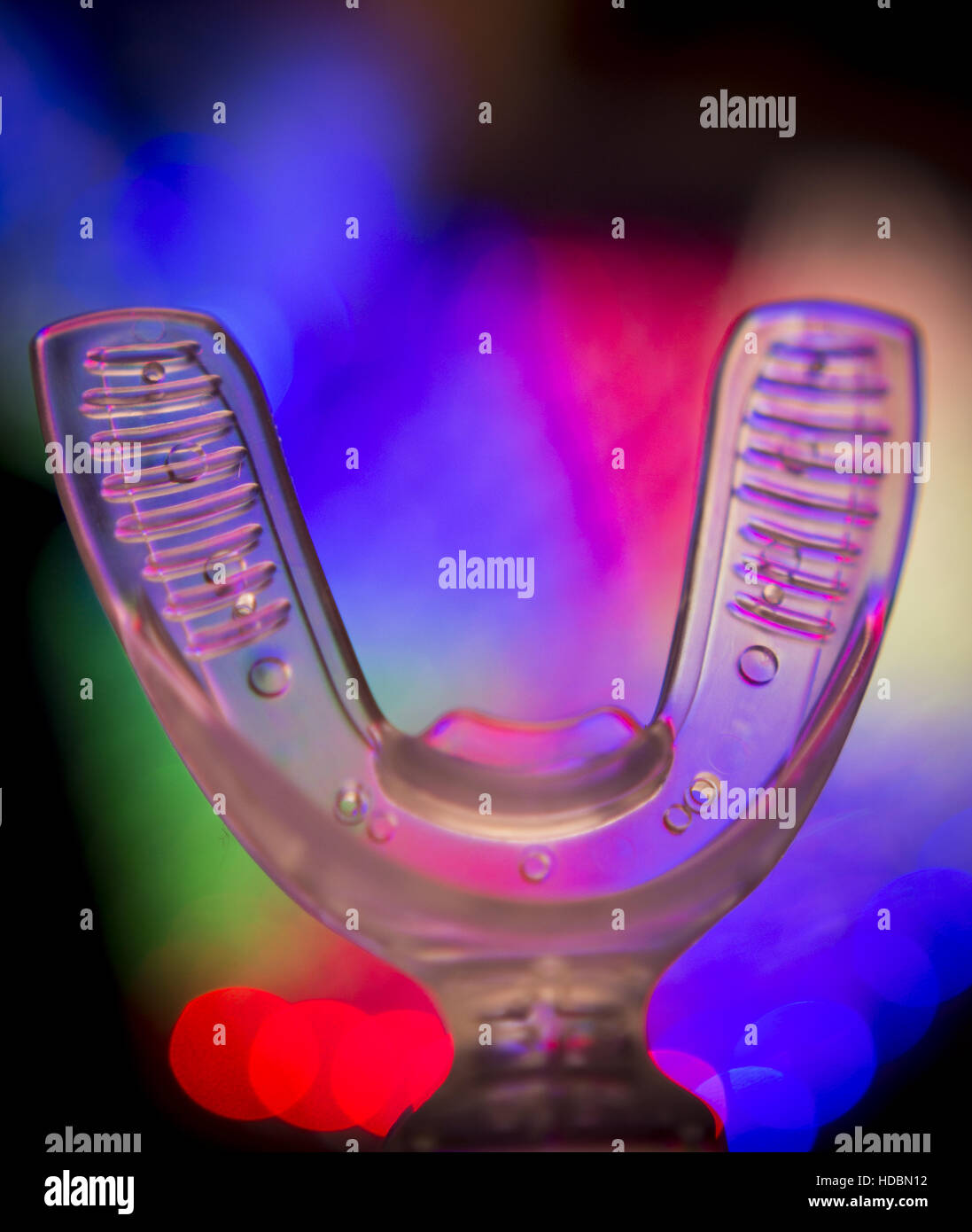 Vibrating dental device with invisible orthodontics Stock Photo Alamy