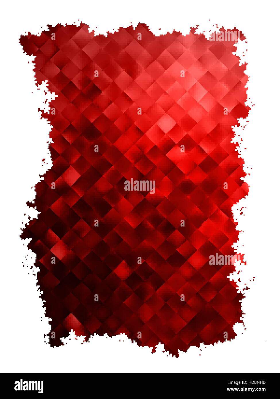Red christmas background with snowflakes. EPS 10 Stock Vector