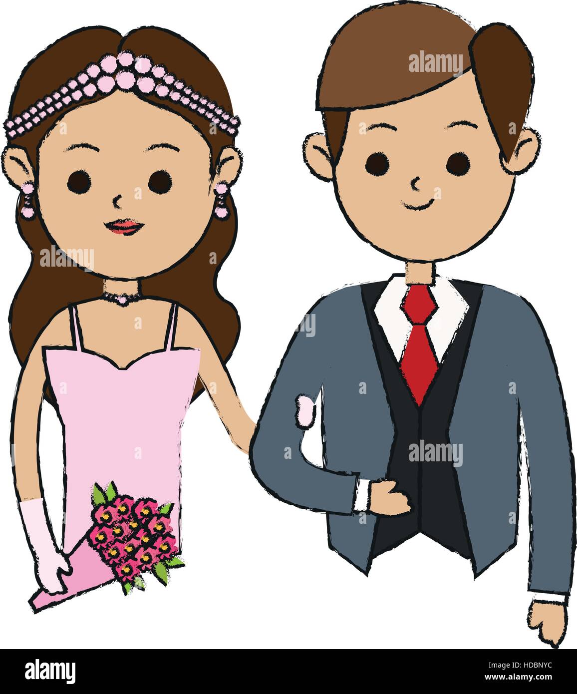 Isolated Bride and groom design Stock Vector Image & Art - Alamy