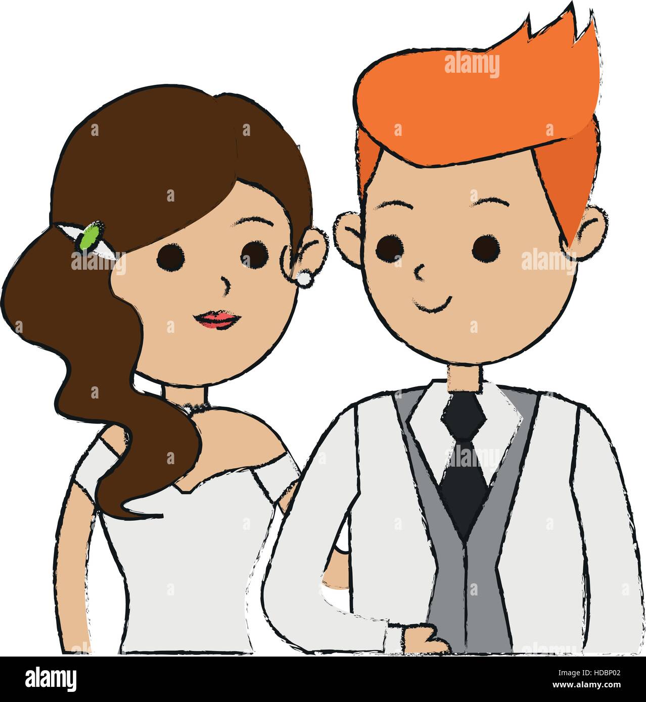 Isolated Bride and groom design Stock Vector Image & Art - Alamy