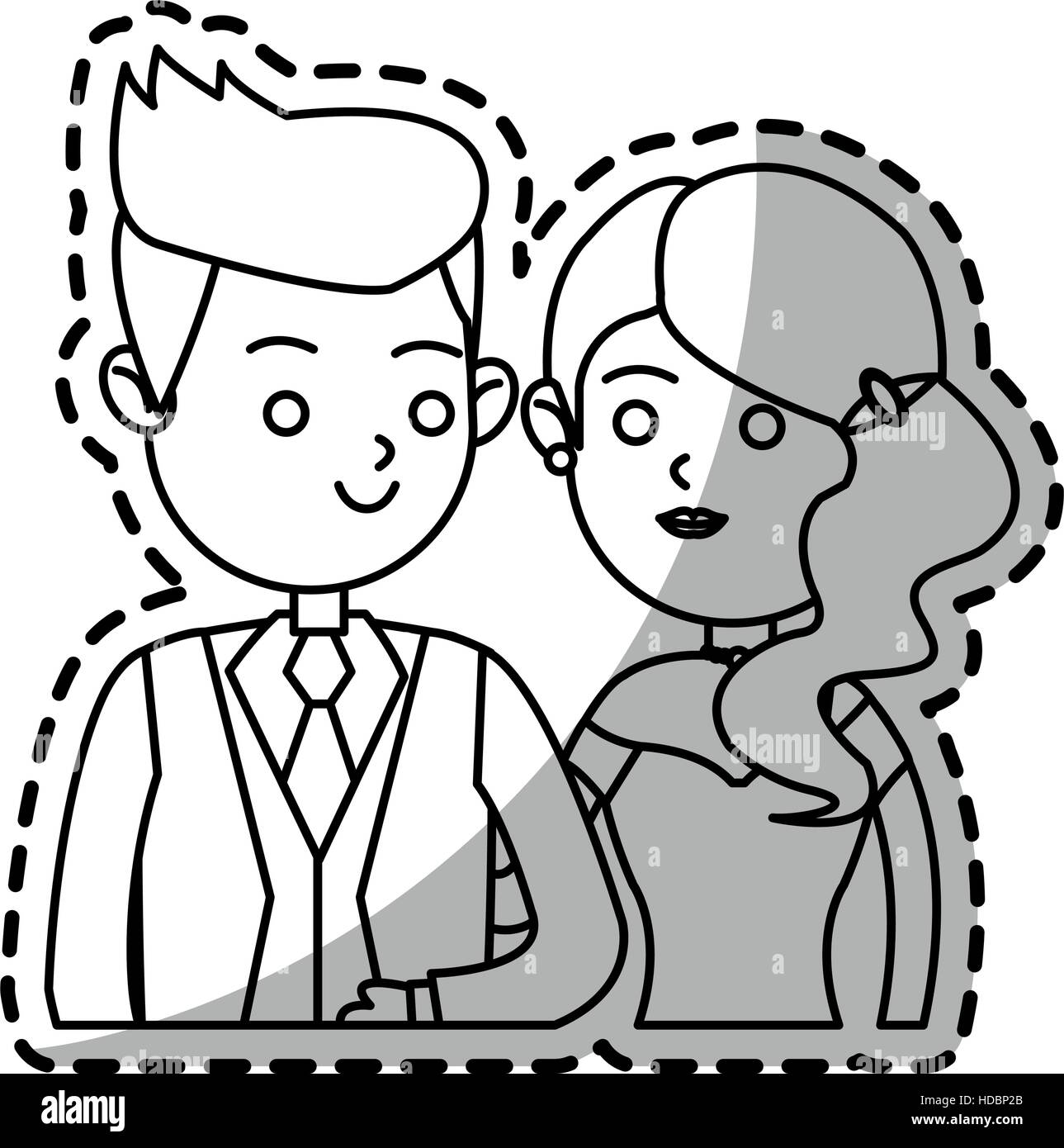 Isolated bride and groom design Stock Vector Image & Art - Alamy