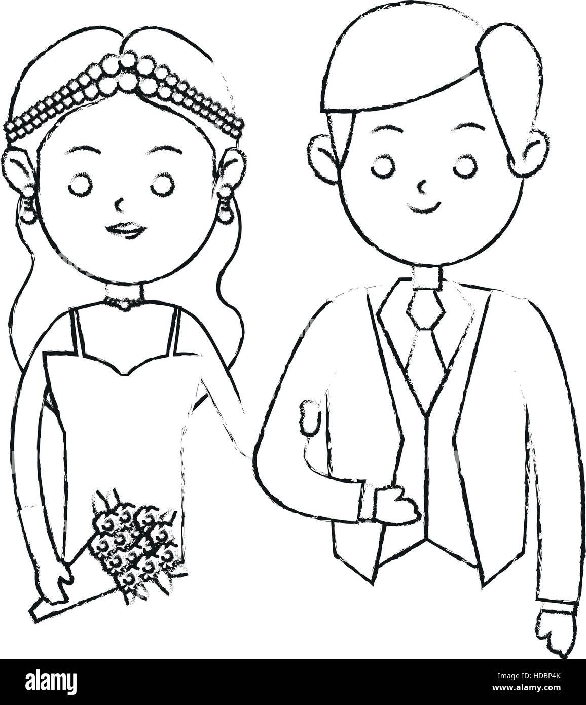 Isolated bride and groom design Stock Vector Image & Art - Alamy