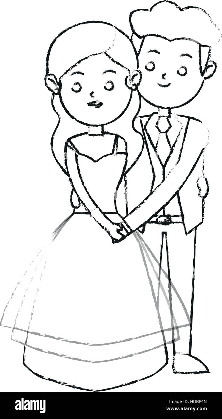 Isolated bride and groom design Stock Vector Image &amp; Art - Alamy