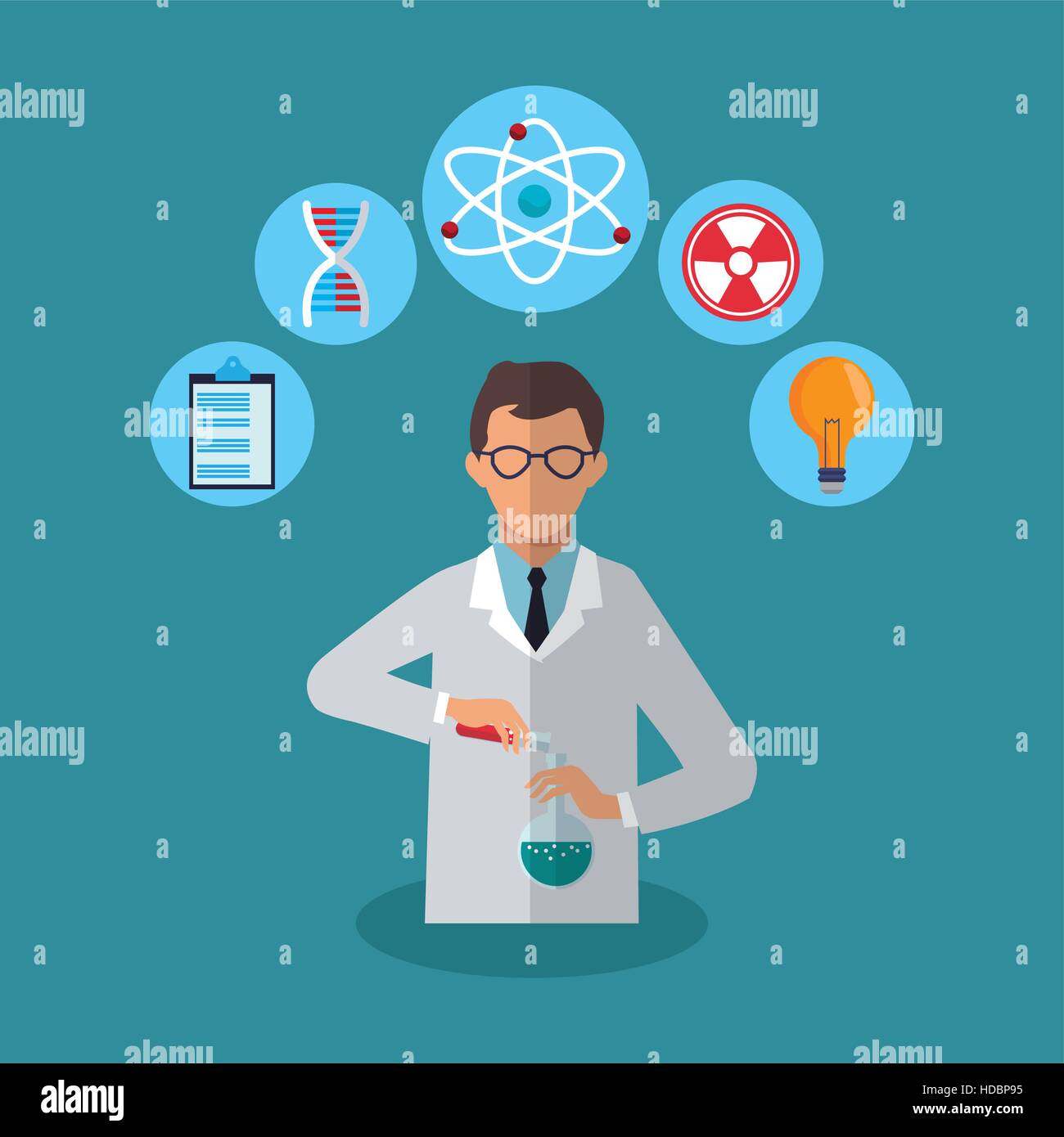 Colorful scientific and laboratory design Stock Vector Image & Art Alamy