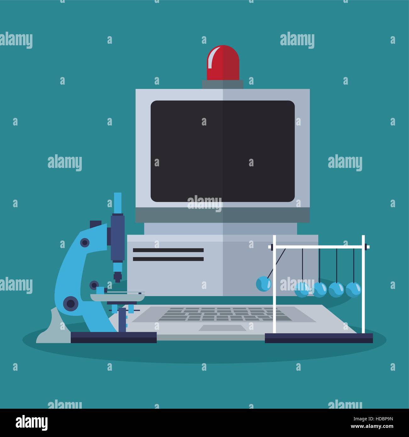 Laboratory chemist computer not medical Stock Vector Images - Alamy