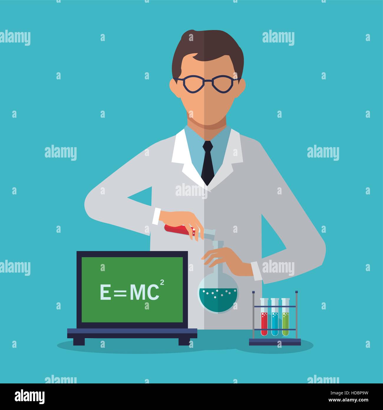 Colorful scientific and laboratory design Stock Vector Image & Art Alamy
