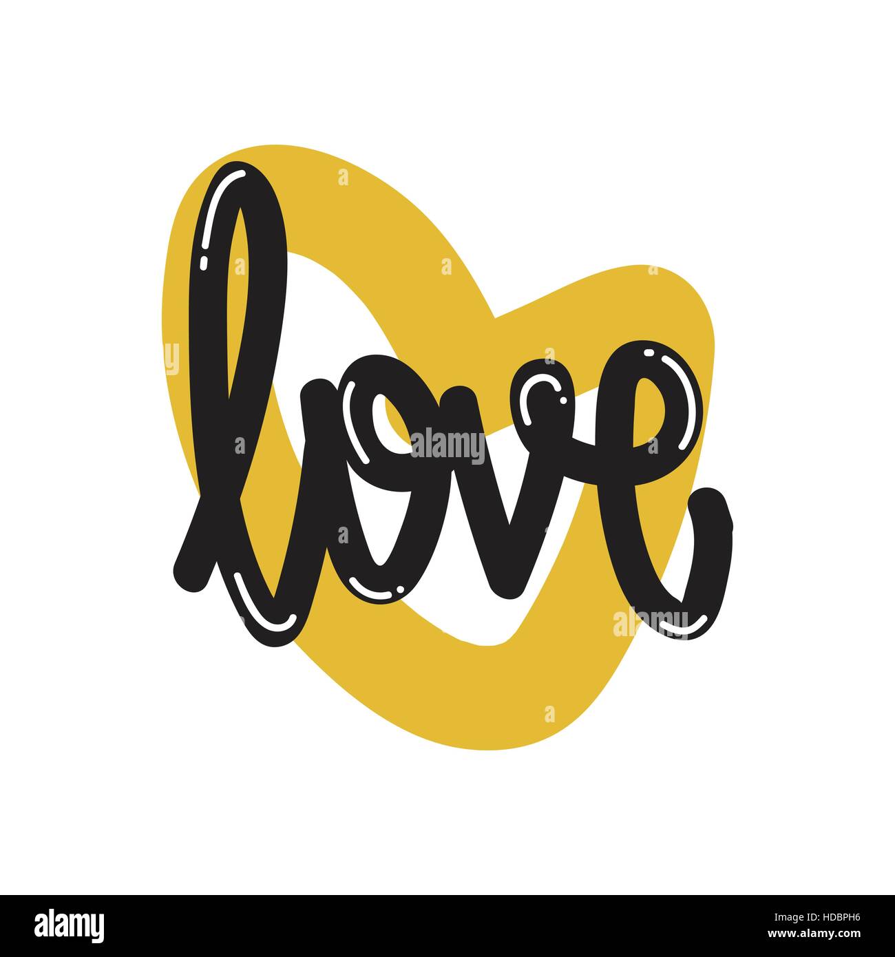 Love lettering couple Cut Out Stock Images & Pictures - Alamy