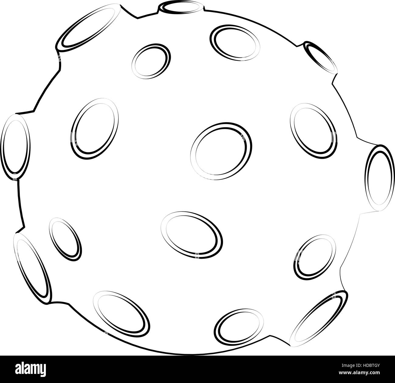 Isolated asteroid design Stock Vector