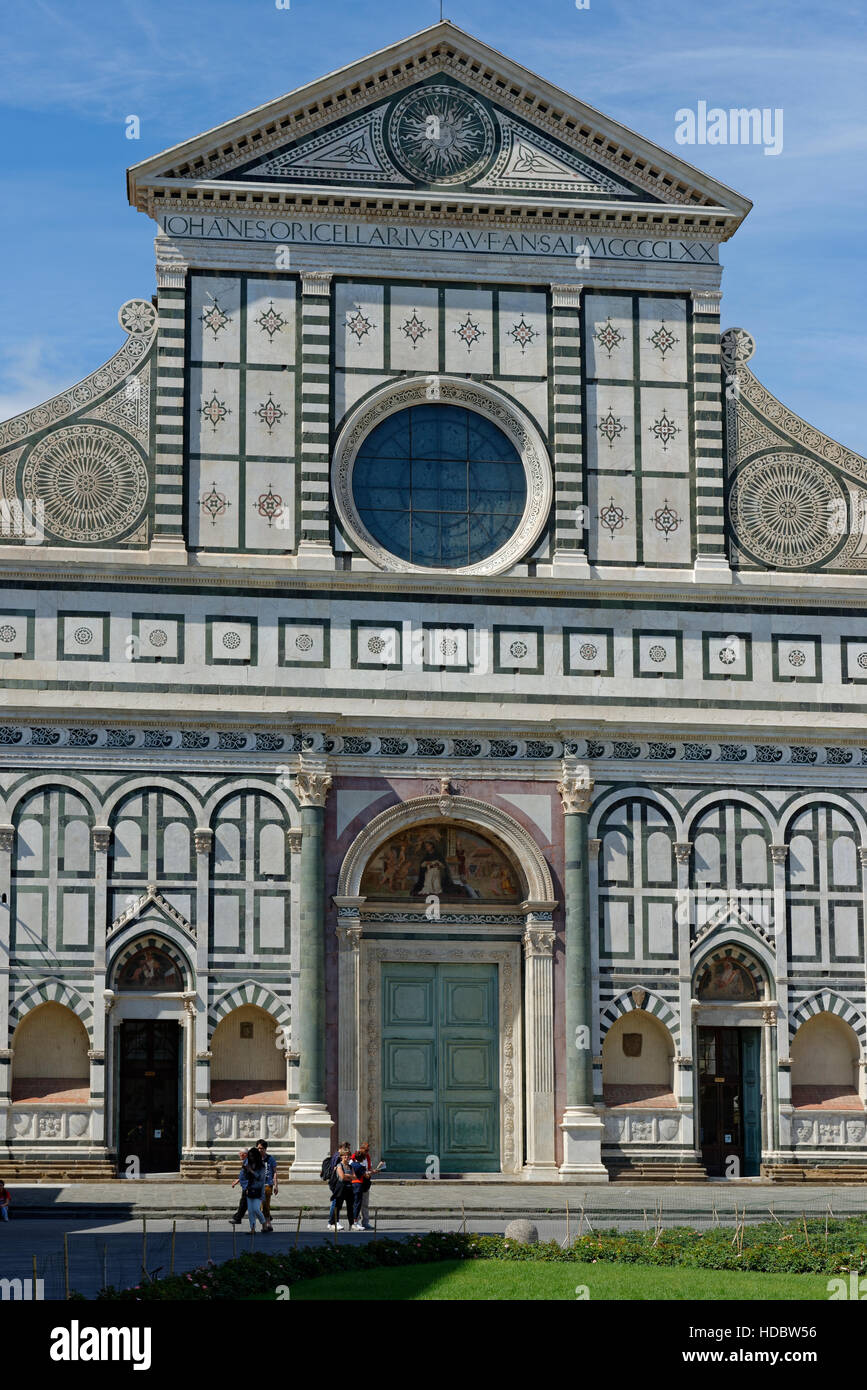 Basilica di Santa Maria Novella, Florence, Tuscany, Italy Stock Photo
