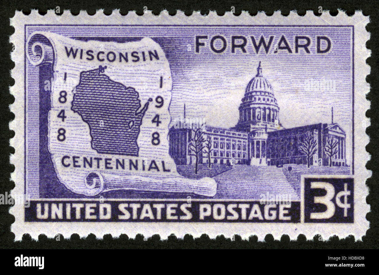 Wisconsin stamp hires stock photography and images Alamy