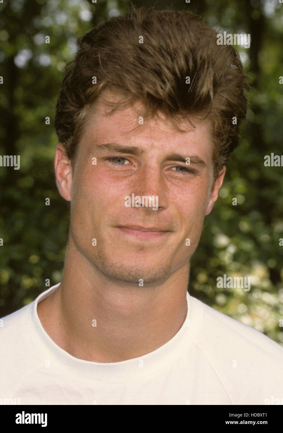BRIAN LAUDRUP Danish football player 1992 Stock Photo