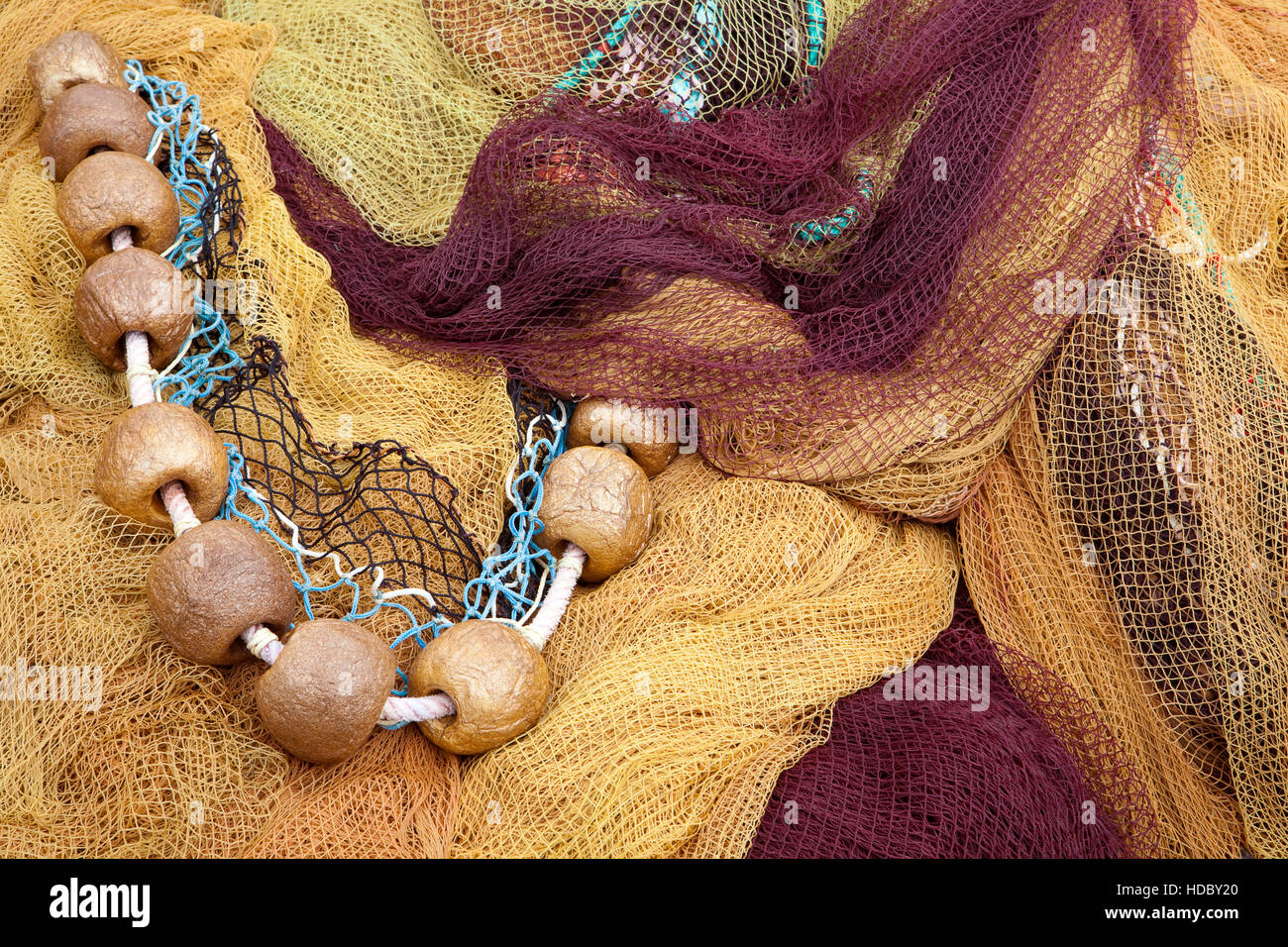basque fish net Fishing nets hi-res stock photography and images