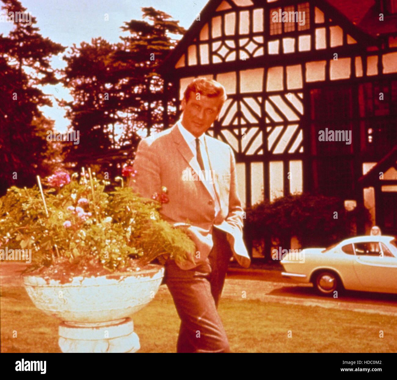 THE SAINT, Roger Moore, Volvo, 1962-1969. Stock Photo