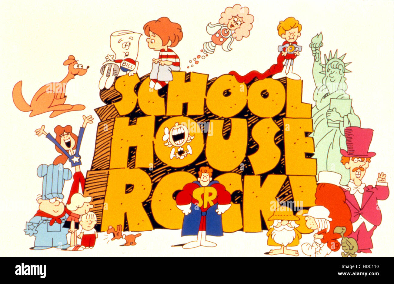 SCHOOLHOUSE ROCK, animated TV series, 1973 Stock Photo