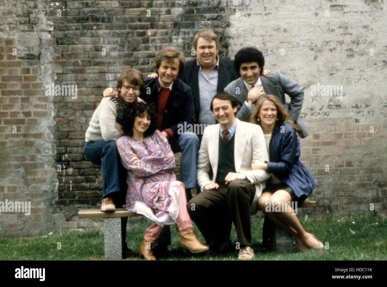 SCTV, (clockwise from top left) Rick Moranis, Dave Thomas, John Candy