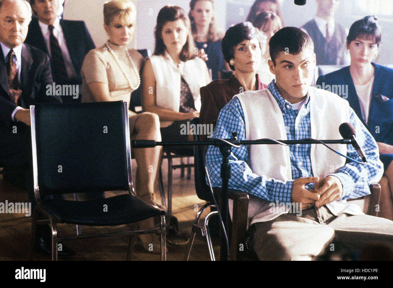 SHE FOUGHT ALONE, Brian Austin Green (front), 1995. © NBC