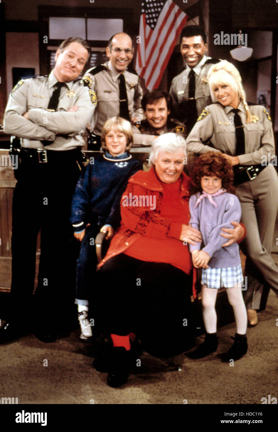 SHE'S THE SHERIFF, (back row) Wyner, Lou Richards, Leonard