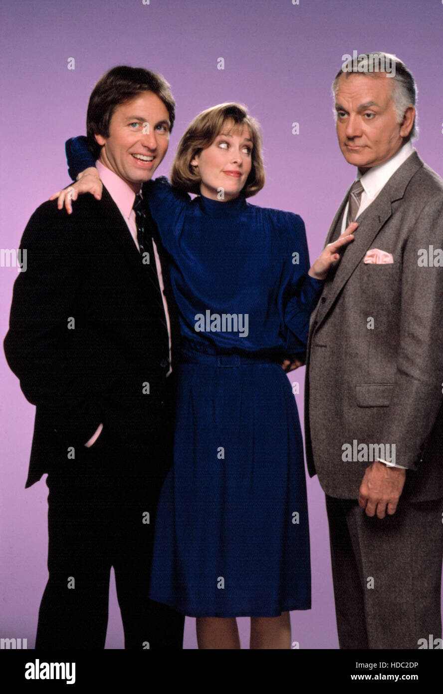 THREE'S A CROWD, John Ritter, Mary Cadorette, Robert Mandan, 19841985