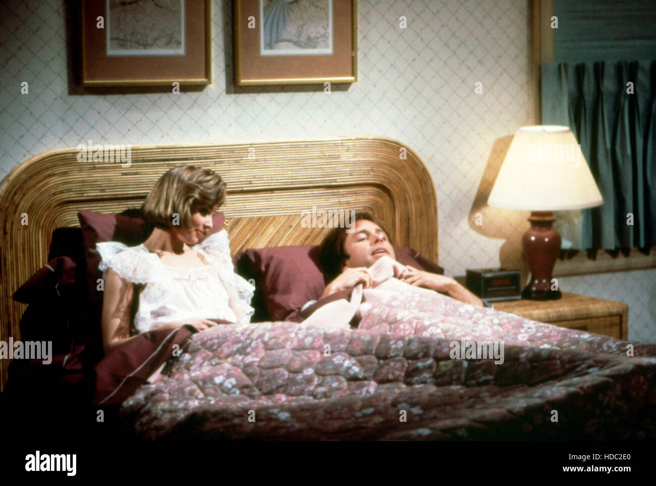 THREE'S A CROWD, (from left) Mary Cadorette, John Ritter, (1984), 1984