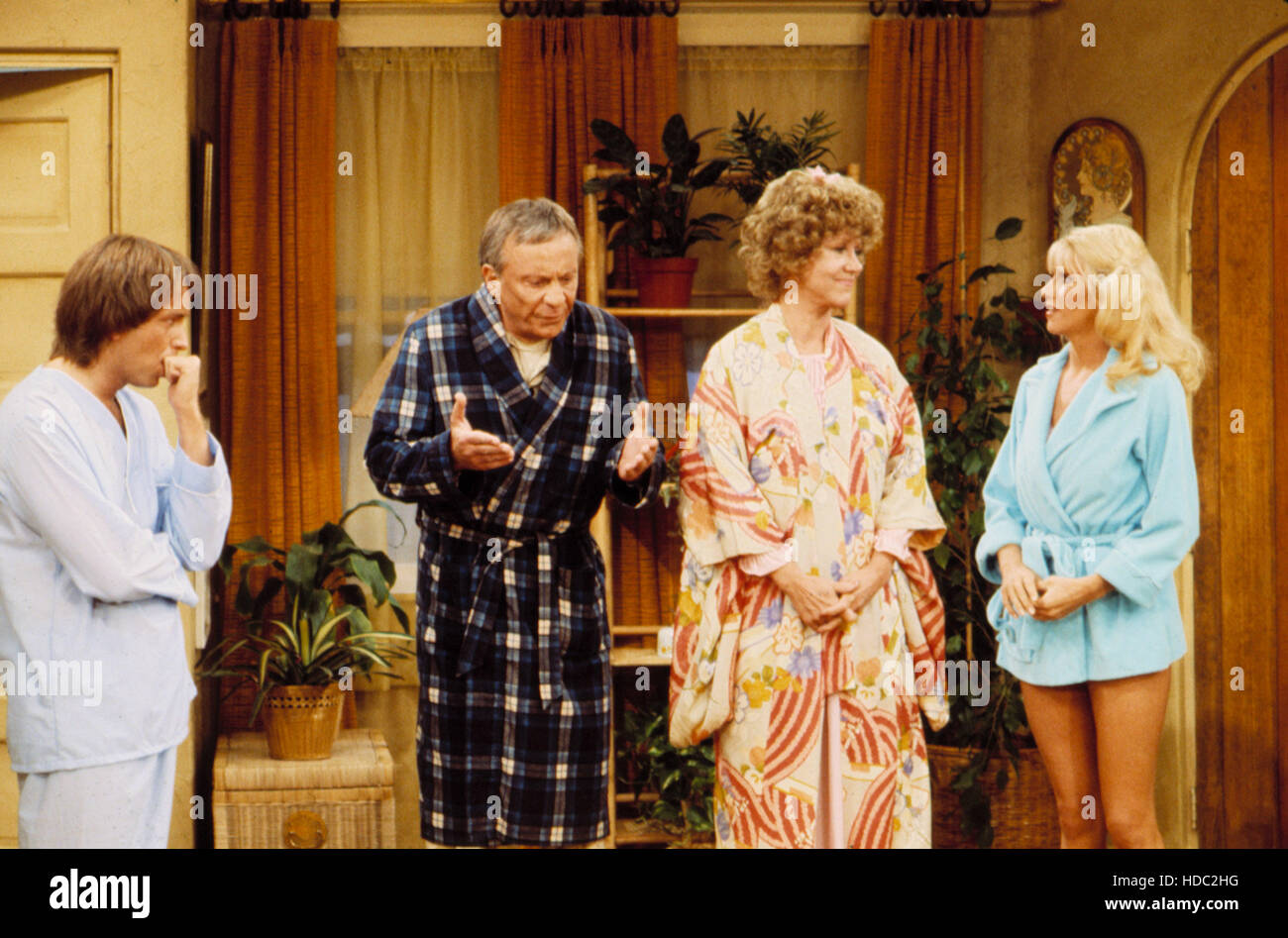 THREE'S COMPANY, John Ritter, Norman Fell, Audra Lindley, Suzanne