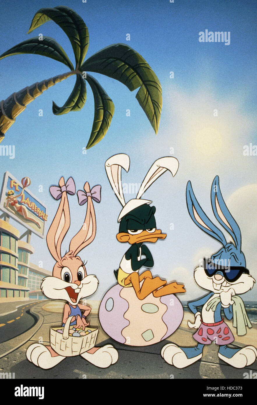 TINY TOON ADVENTURES, from left: Babs Bunny, Plucky Duck, Buster Bunny,  1990-1995, © Warner Brothers/courtesy Everett Collection Stock Photo - Alamy