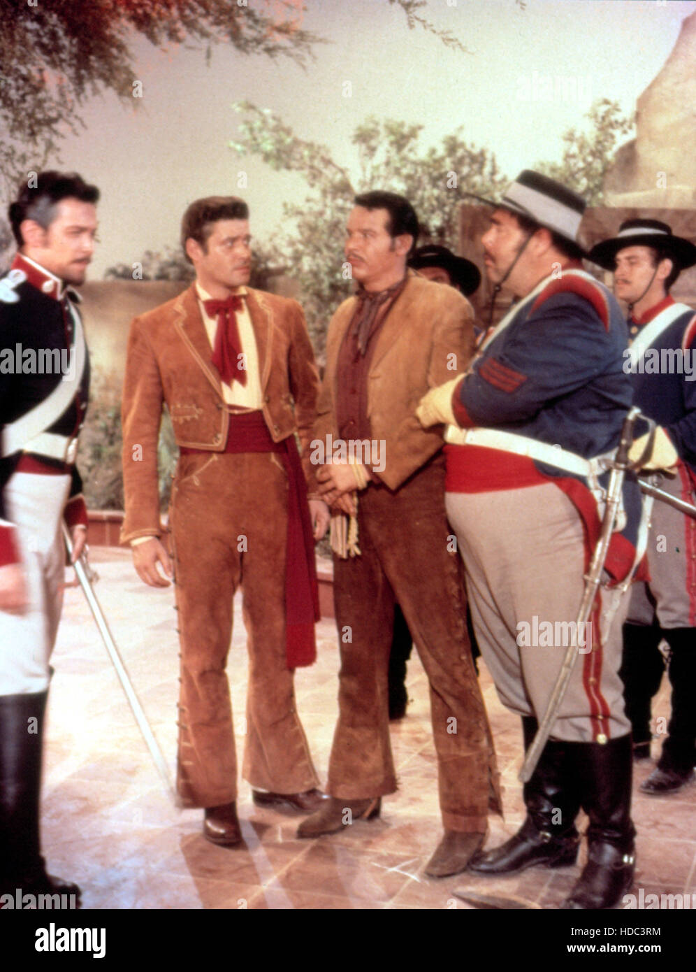 ZORRO, Britt Lomond, Guy Williams, Henry Calvin, etc, 1957-1959 Stock Photo  - Alamy
