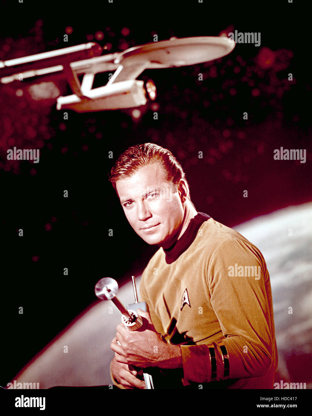 STAR TREK, William Shatner (as Captain Kirk) Ep.2, 'Where No Man Has Gone Before,' 9/22/66. Stock Photo