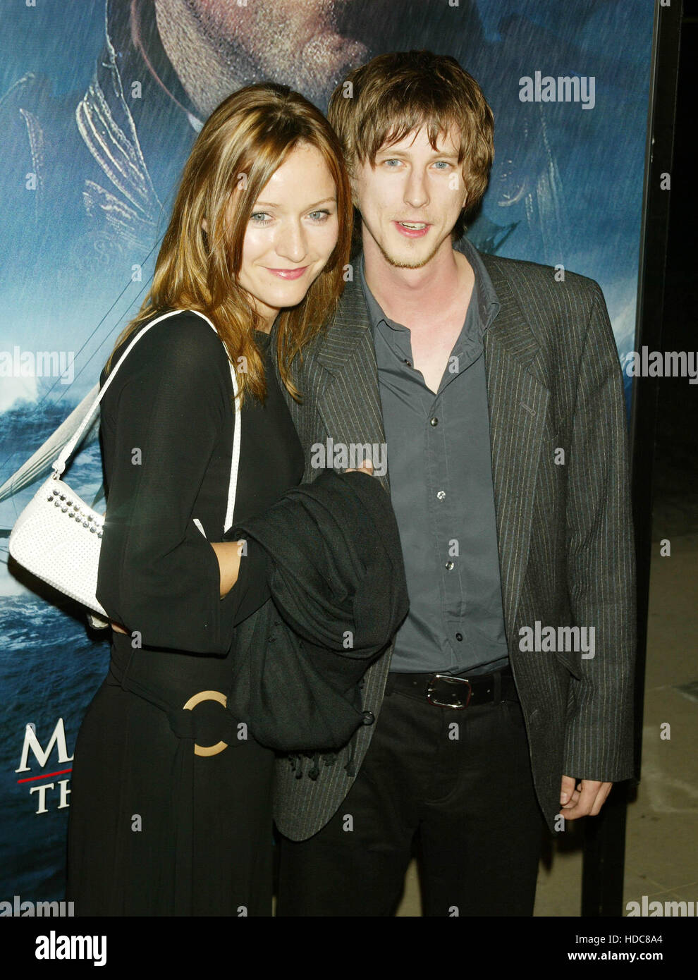 Lee Ingleby and date at a screening of the film 'Master and Commander: The Far Side of the World,' at the Academy of Motion Picture Arts & Sciences in Beverly Hills, Calif., Tuesday, Nov. 11, 2003.   Photo credit: Francis Specker Stock Photo