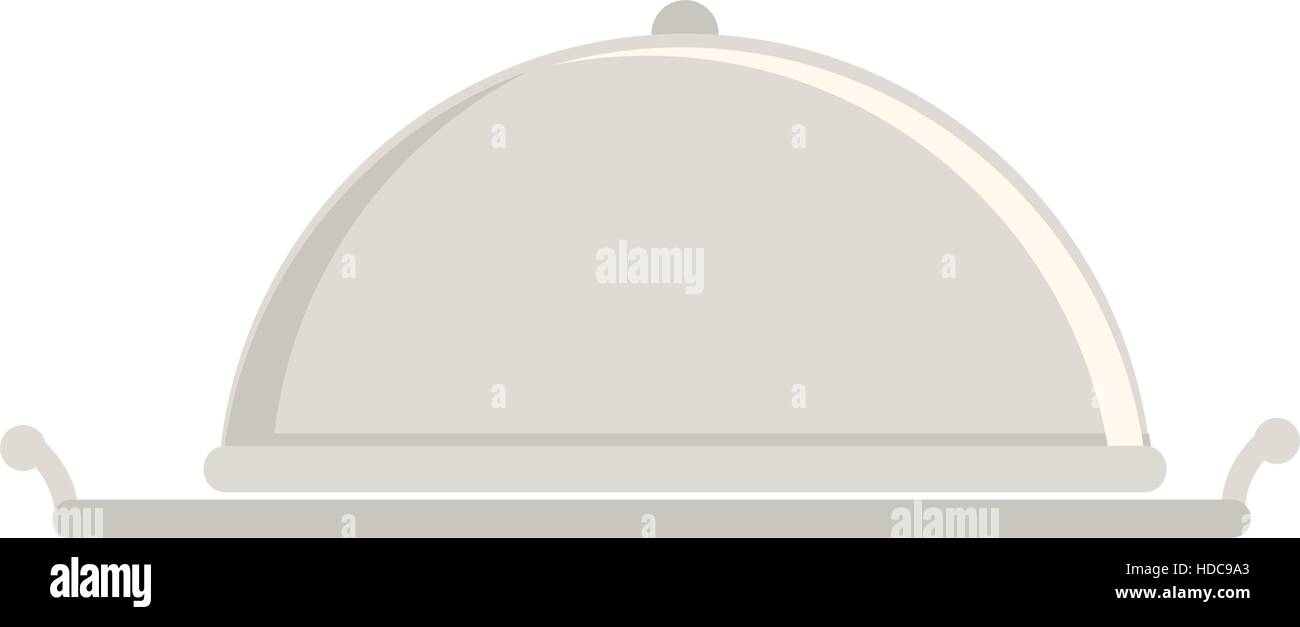 Tray Server Isolated Icon Vector Illustration Design Stock Vector Image