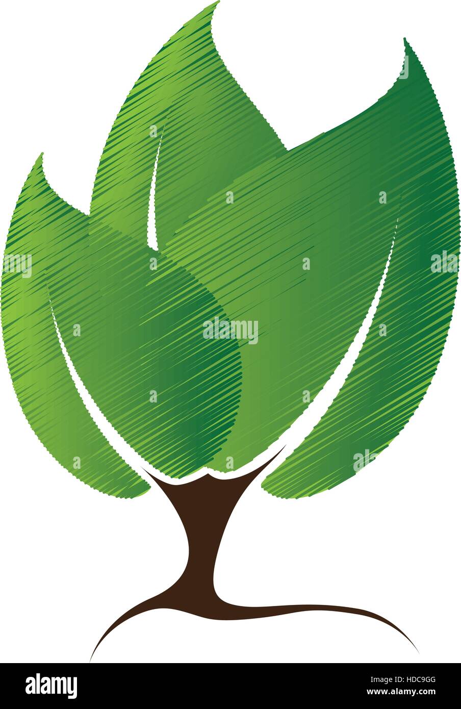 leafs plant ecology icon vector illustration design Stock Vector Image ...