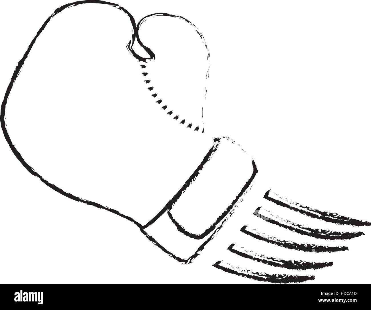 boxing glove icon over white background. sport equipment concept ...