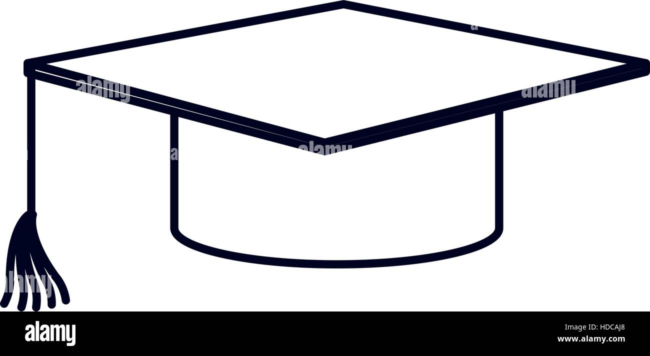 hat graduation isolated icon vector illustration design Stock Vector ...