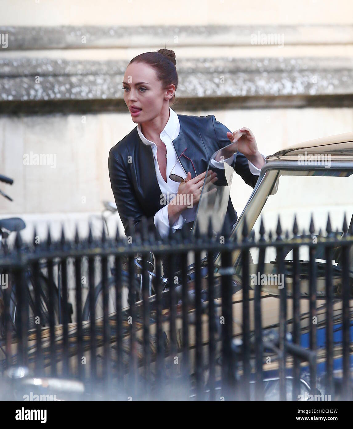 Laura haddock on film set hires stock photography and images Alamy