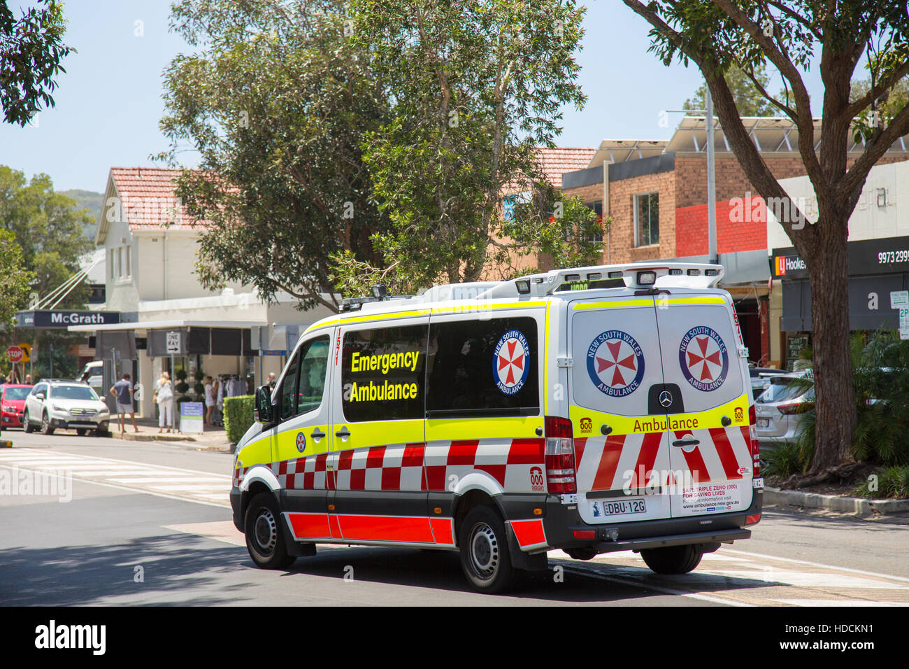 New South Wales ambulance service vehicle in North Sydney,Australia Stock Photo Alamy