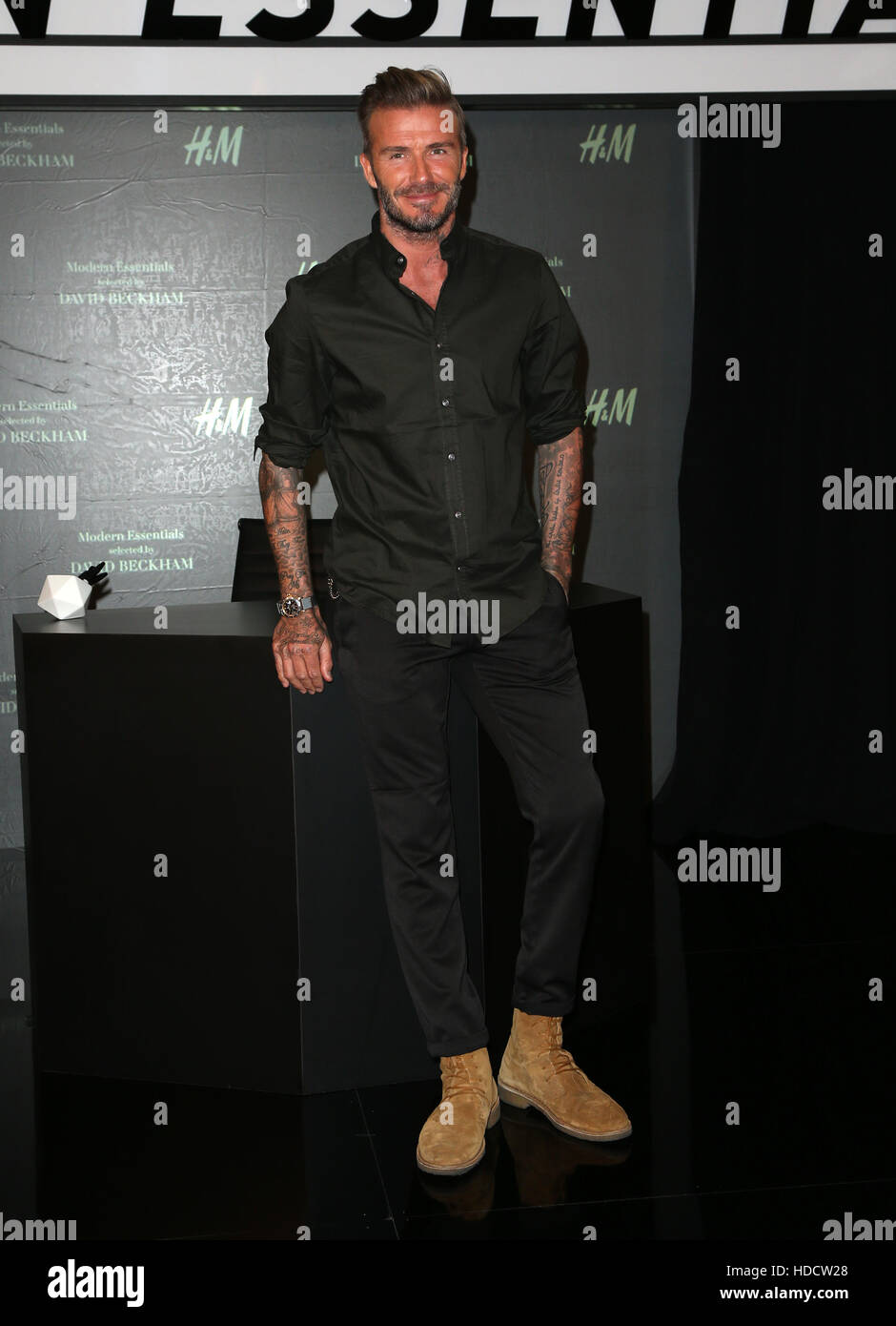 David Beckham Launches New H&M Modern Essentials Campaign Featuring