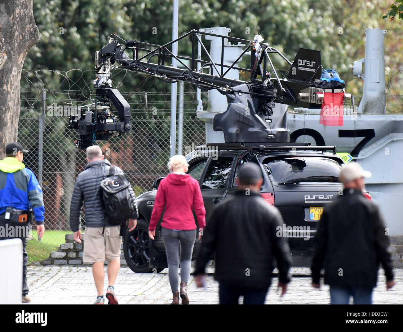 Pictured today 29/9/16 is the filming of Transformers The Last Knight