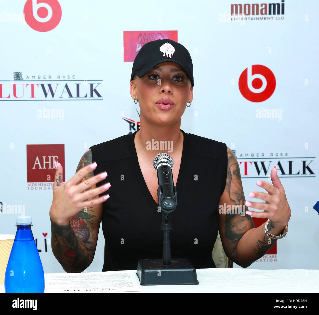 Celebrities speak at the SlutWalk Press Conference at Four Seasons