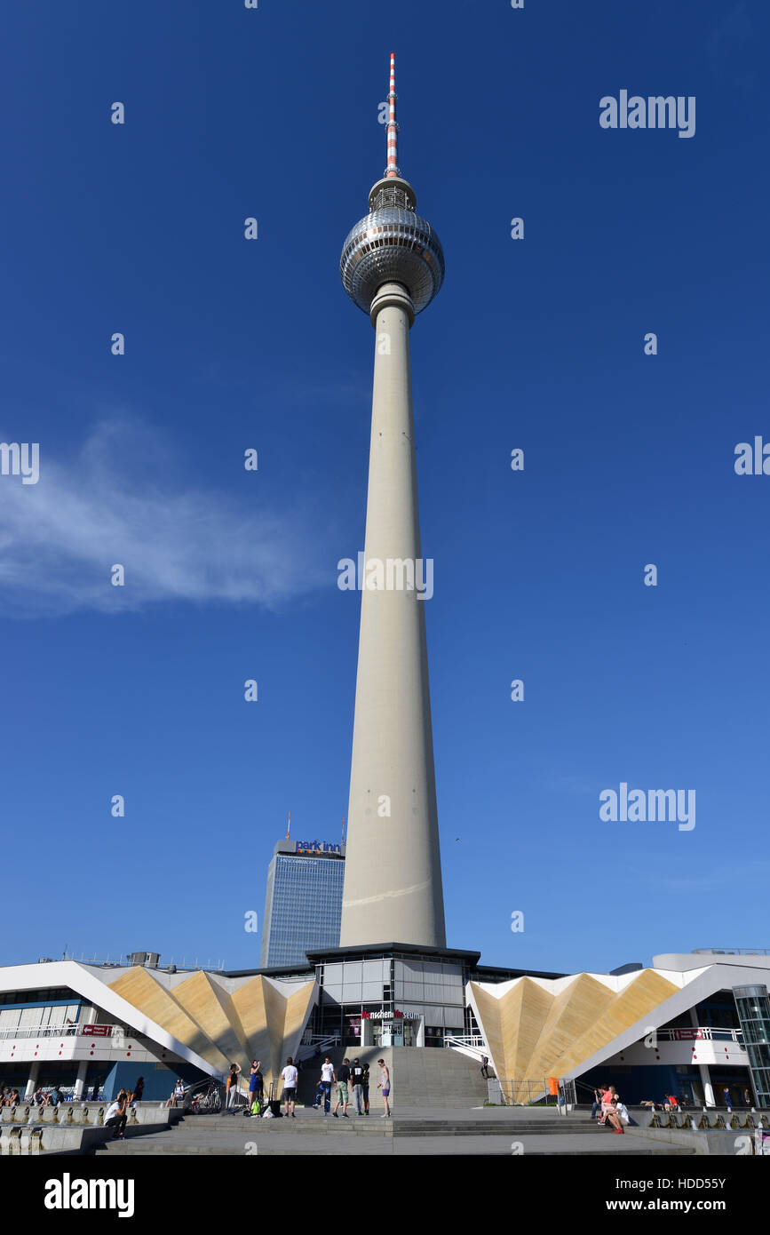 Fernsehturm, Panoramastrasse, Mitte, Berlin, Deutschland Stock Photo