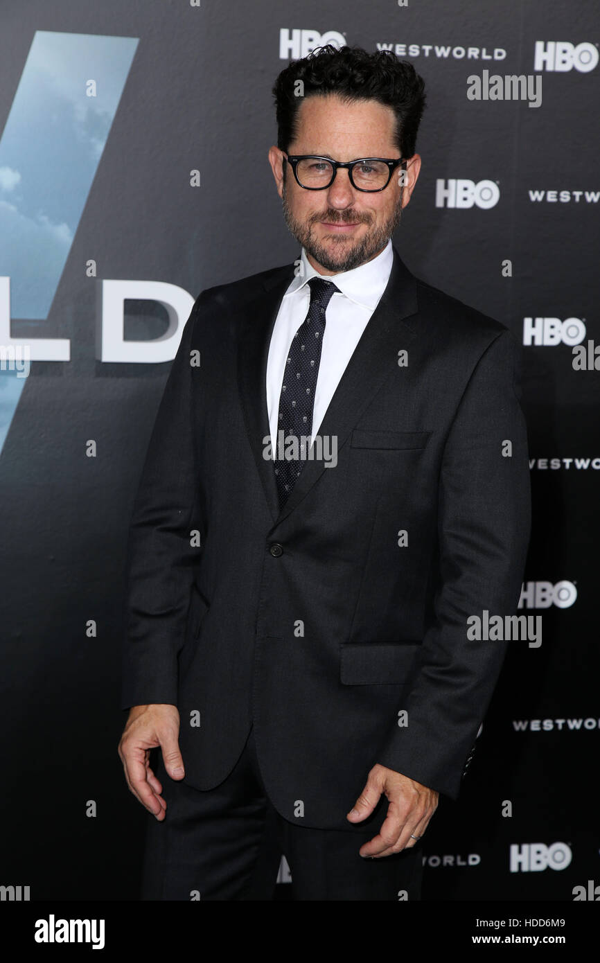 J.J. Abrams attending the Los Angeles premiere of HBO drama 'Westworld' at  the TCL Chinese Theater IMAX in Los Angeles, California. Featuring: J.J.  Abrams, JJ Abrams Where: Los Angeles, California, United States