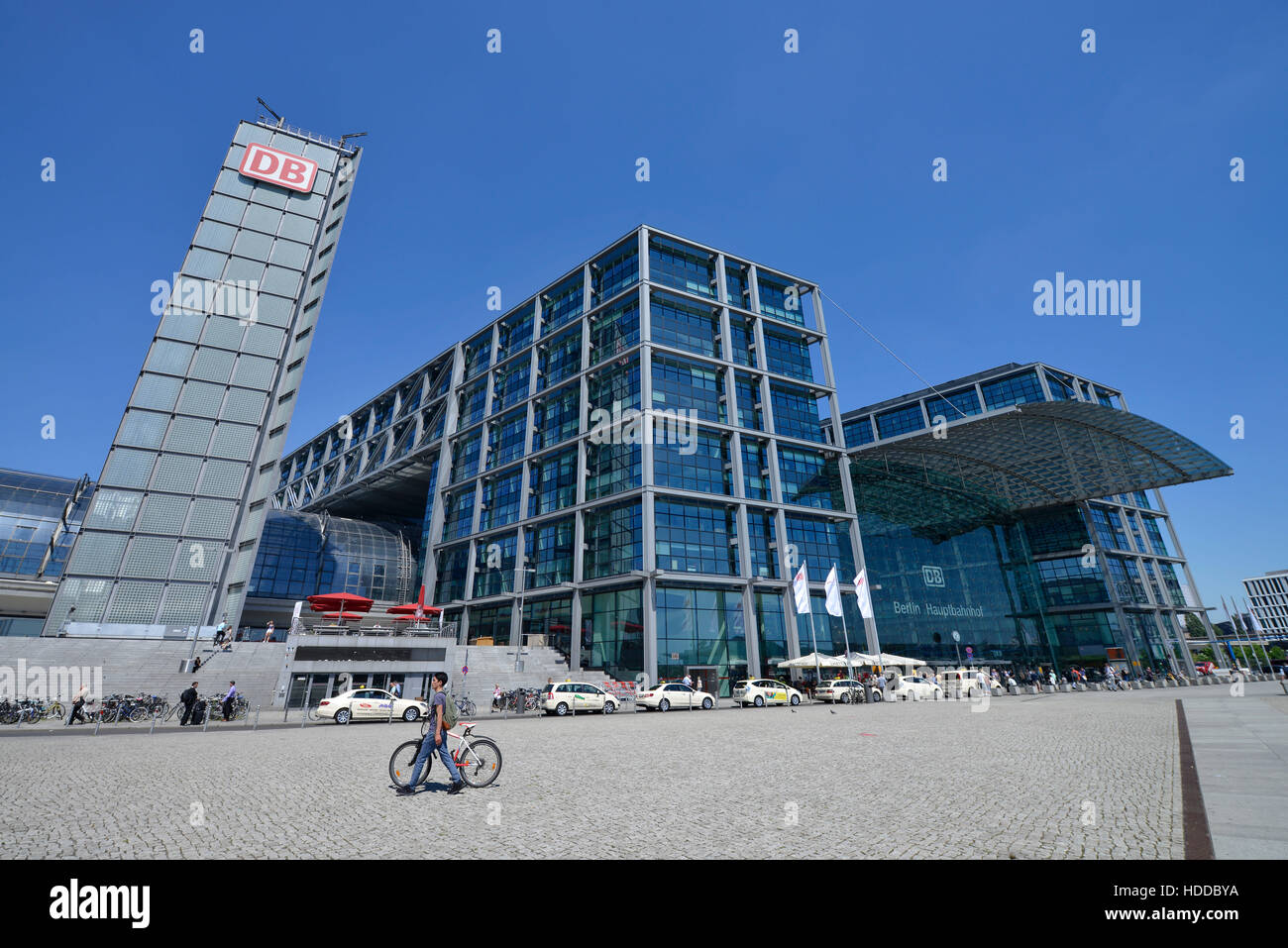 Hauptbahnhof, Moabit, Mitte, Berlin, Deutschland Stock Photo