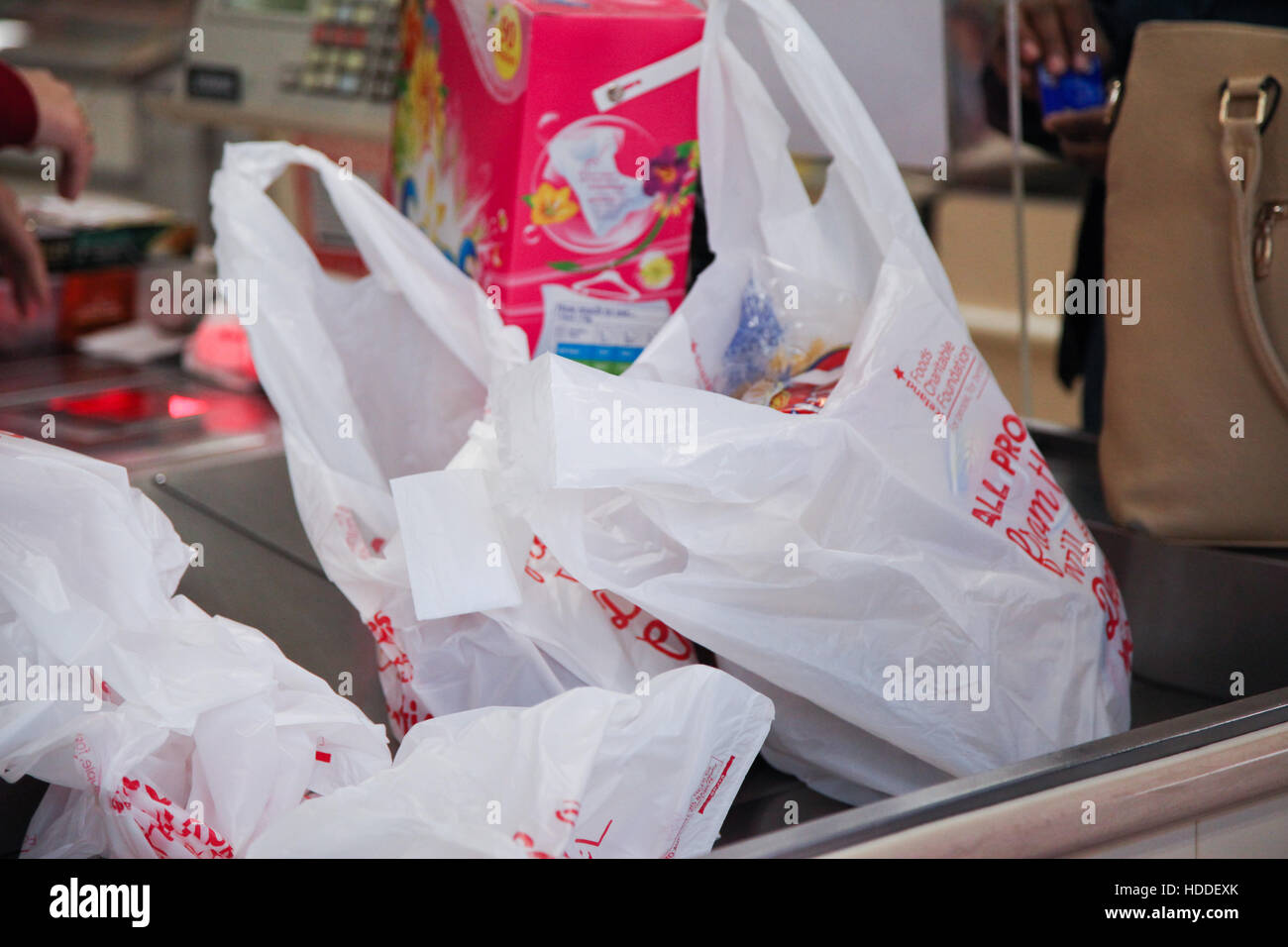 Morrisons carrier bags hires stock photography and images Alamy