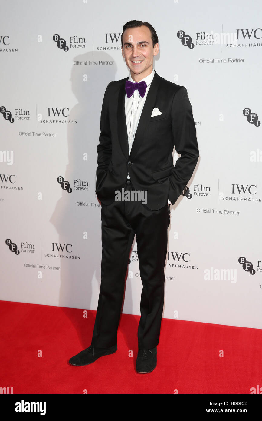 IWC Gala in honour of The British Film Institute 2016 - Arrivals  Featuring: Henry Lloyd Hughes Where: London, United Kingdom When: 04 Oct 2016 Stock Photo