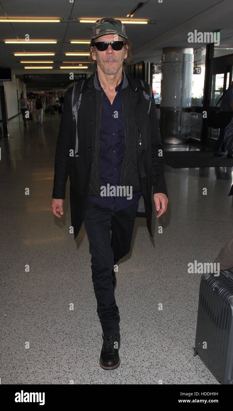 Kevin Bacon at Los Angeles International Airport (LAX) Featuring Kevin