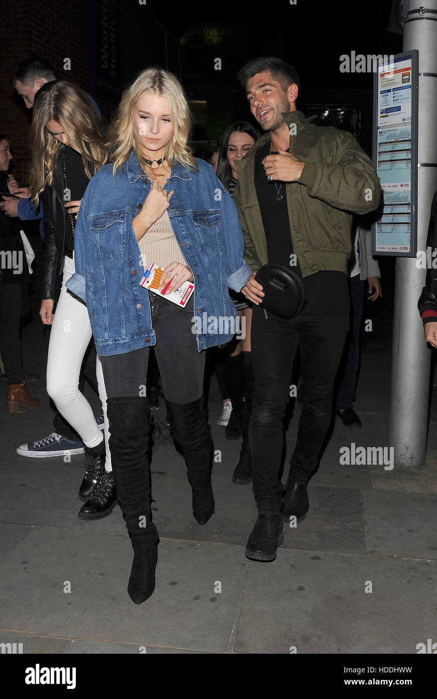 Lottie Moss Leaves Embargo Nightclub With Made In Chelsea Star Alex Mytton As Well As New Cast Member Emily Blackwell Featuring Lottie Moss Alex Mytton Where London United Kingdom When 06 Oct