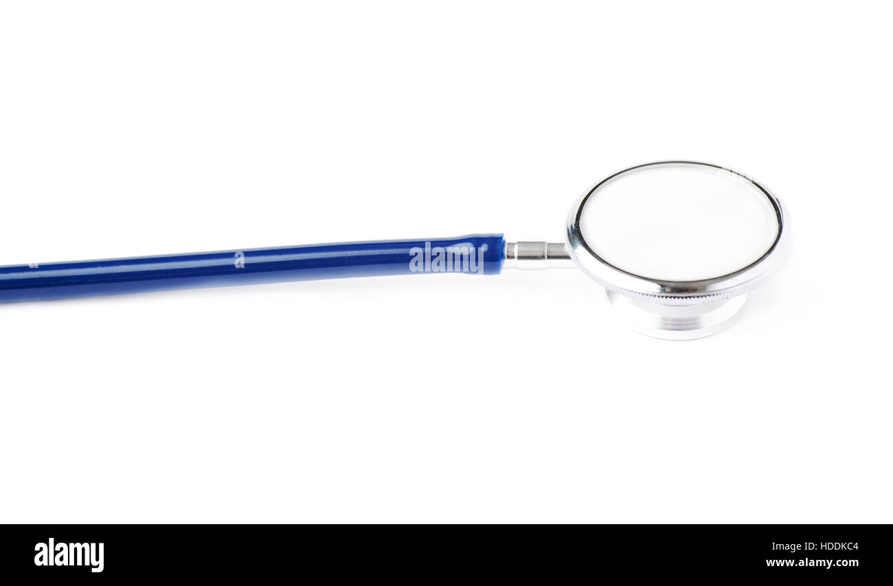 Close up view of stethoscope over isolated white background Stock Photo ...