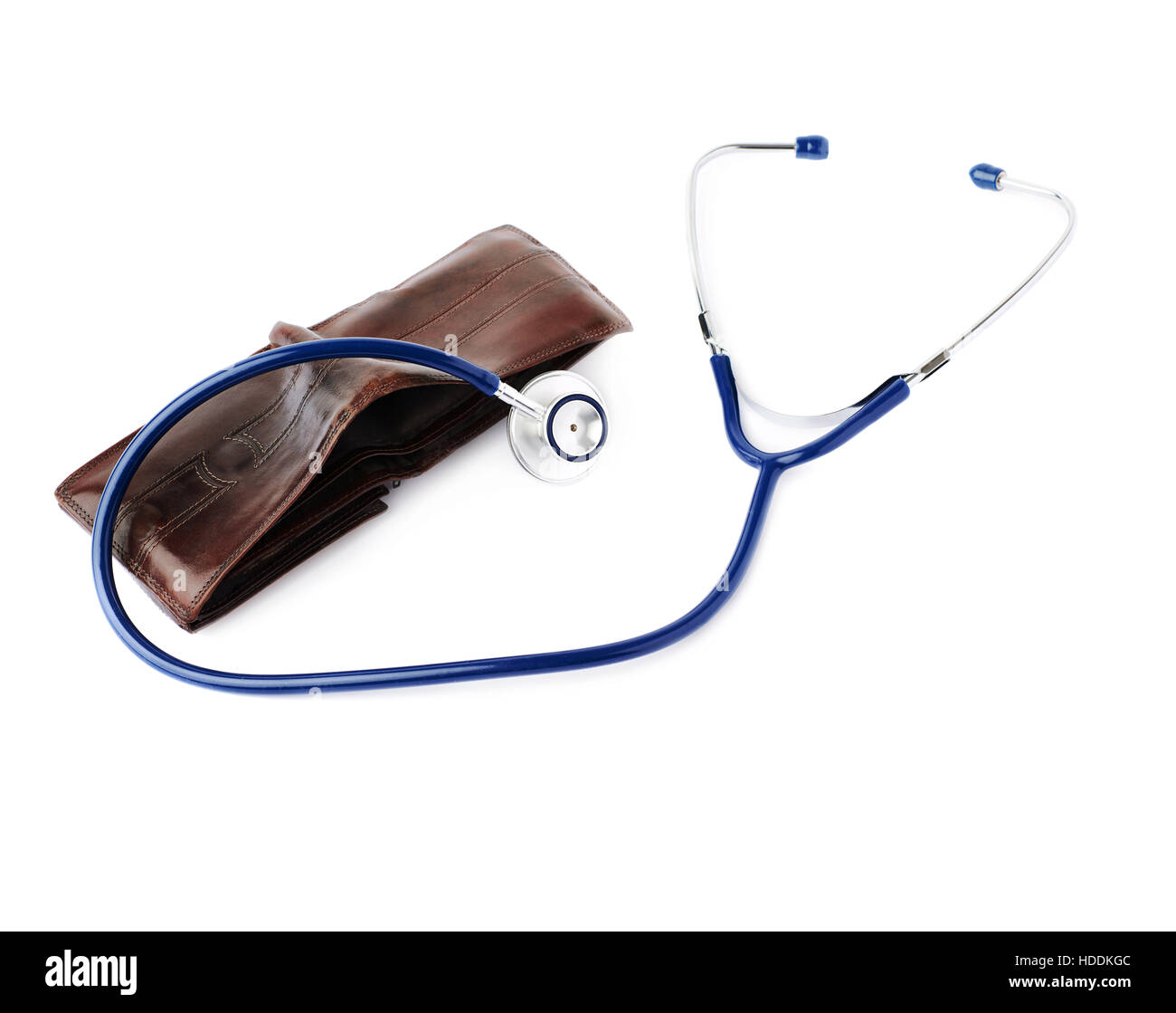 Close up view of stethoscope over isolated white background Stock Photo ...