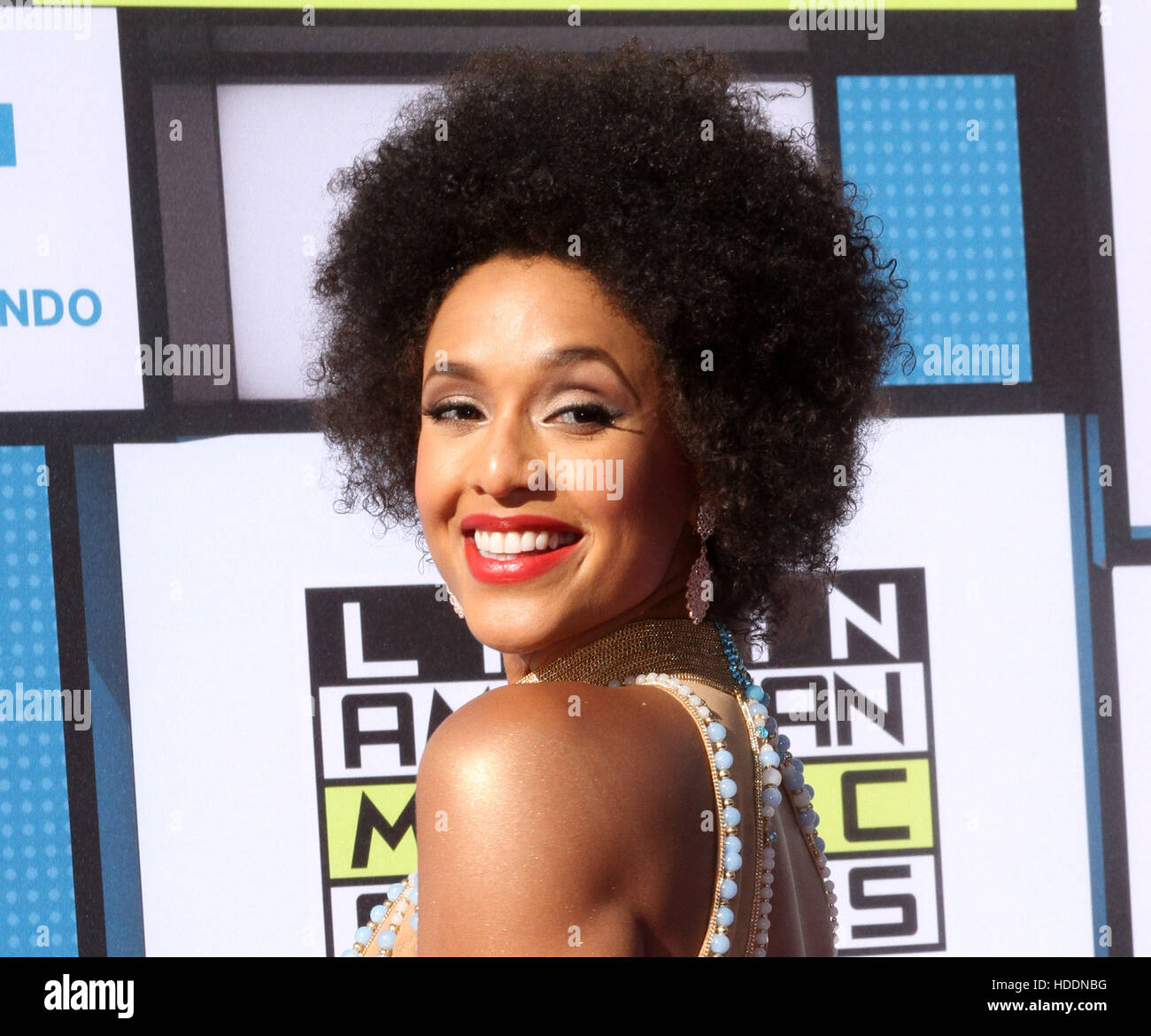 Telemundo’s Latin American Music Awards 2016 arrivals held at the Dolby Theatre  Featuring: Jeimy Osorio Where: Los Angeles, California, United States When: 06 Oct 2016 Stock Photo