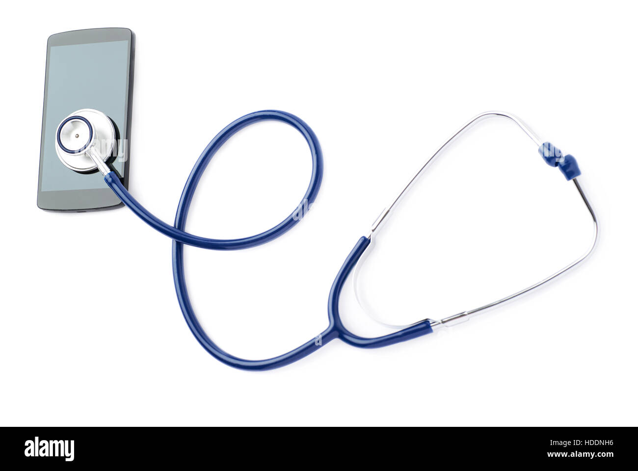 Close up view of stethoscope over isolated white background Stock Photo ...