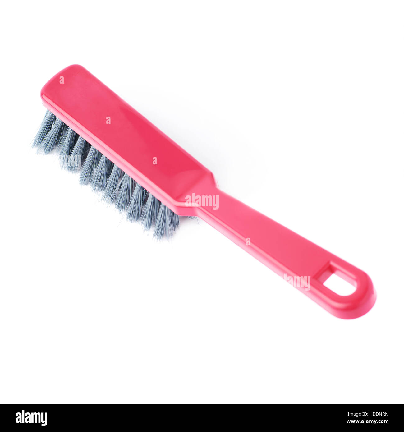 Single plastic brush isolated over white background Stock Photo - Alamy